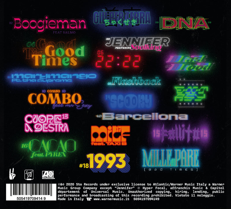 Ghali - Dna Deluxe X (Digipack + Booklet 32 Pagine + Sticker Limited Edt.) Cd 5054197094149