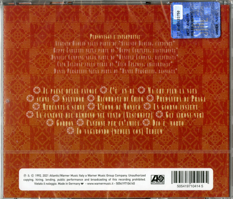 Nomadi - Ma Che Film La Vita I Nostri Concerti (Live Remastered 2021) Cd 5054197104145