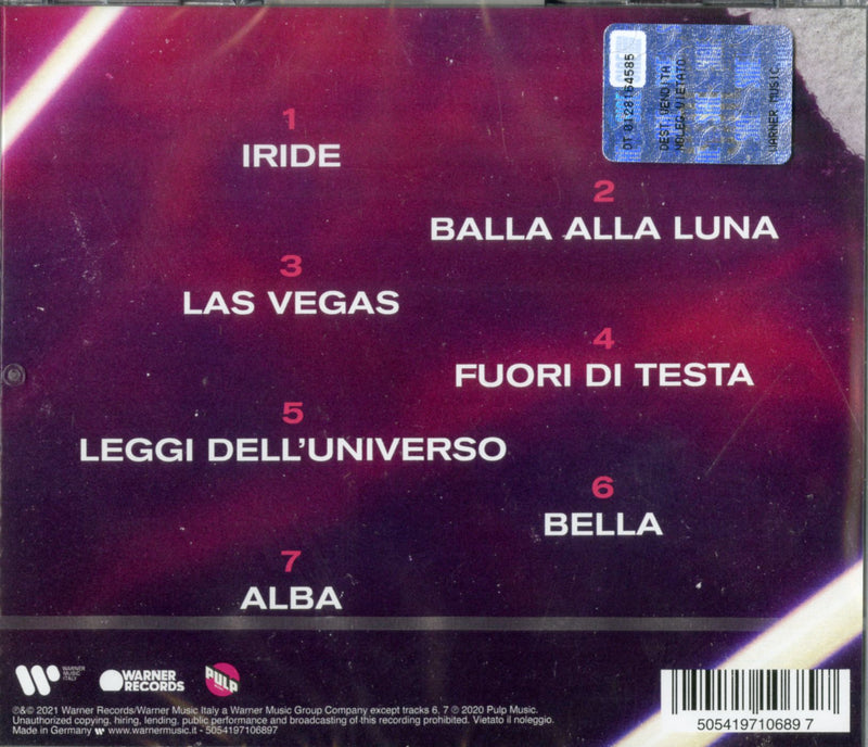 Tancredi - Iride Cd 5054197106897