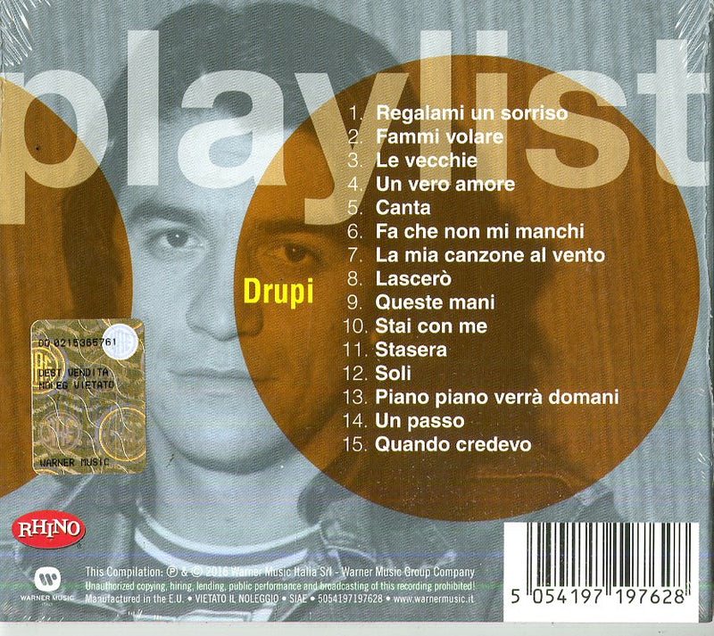 Drupi - Playlist: Drupi Cd 5054197197628