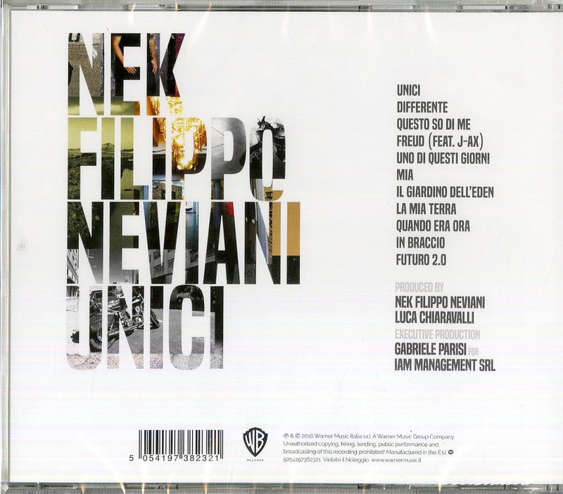 Nek - Unici Cd 5054197382321