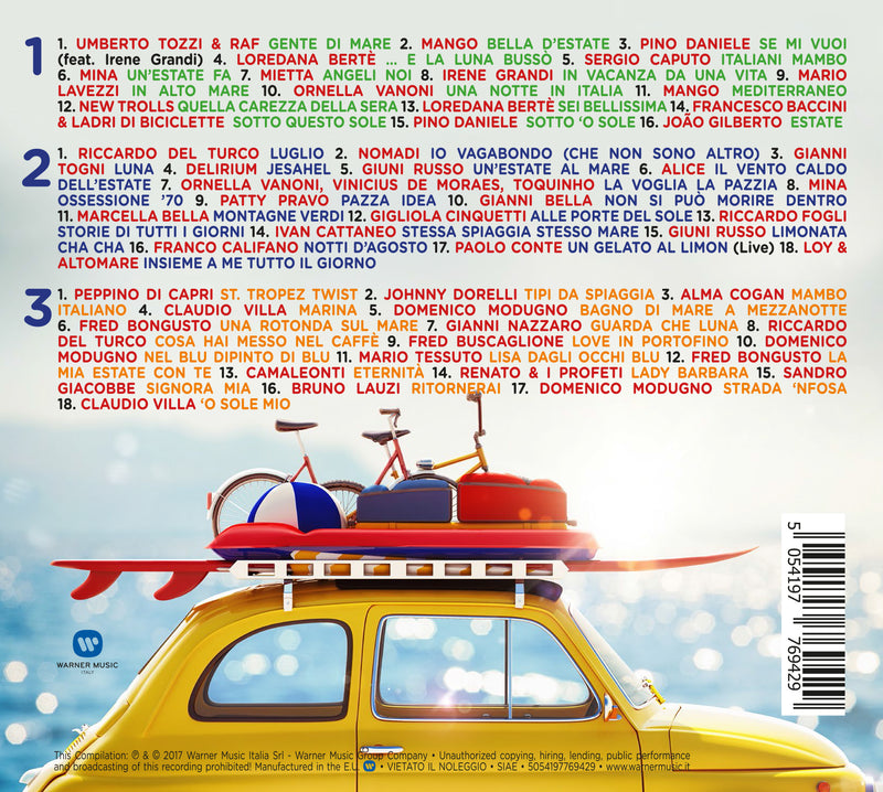 Compilation - Italian Holidays! Cd 5054197769429