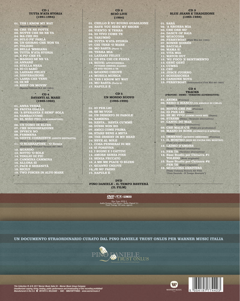 Daniele Pino - Quando (Box 6Cd+Dvd) Cd 5054197774423