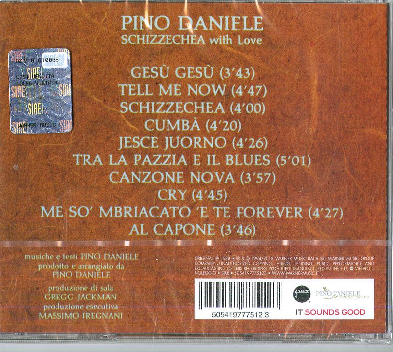Daniele Pino - Schizzechea With Love (Remastered 2018) Cd 5054197775123