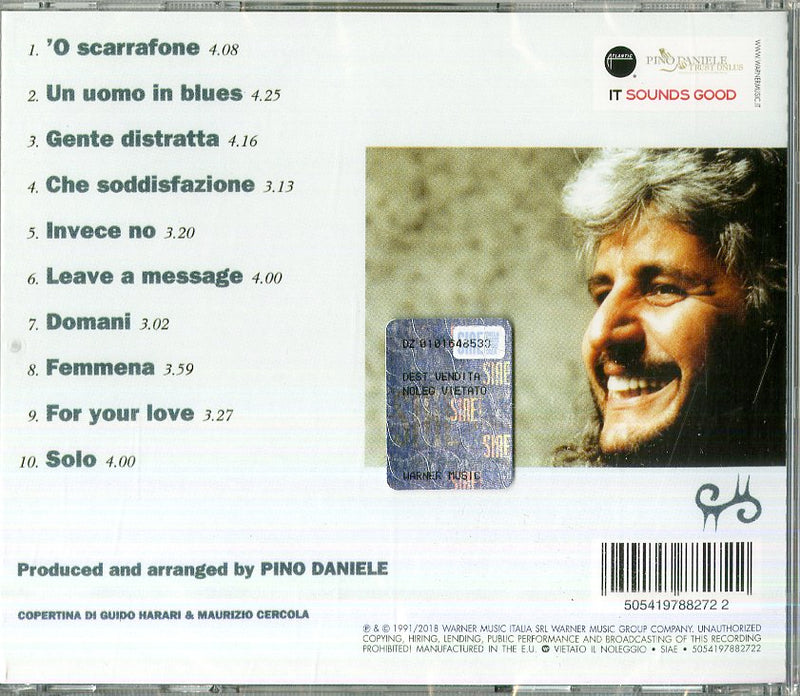 Daniele Pino - Un Uomo In Blues Cd 5054197882722