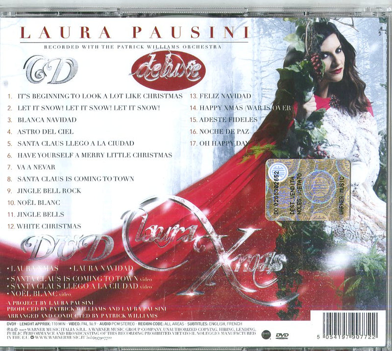 Pausini Laura - Laura Xmas (Deluxe Edt.Cd+Dvd) Cd 5054197907722