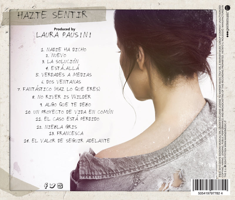 Pausini Laura - Hazte Sentir ("Fatti Sentire" Versione In Spagnolo) CD 5054197977824