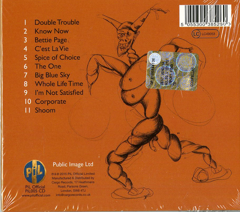 Public Image Limited - What The World Needs Now CD 5055300385260