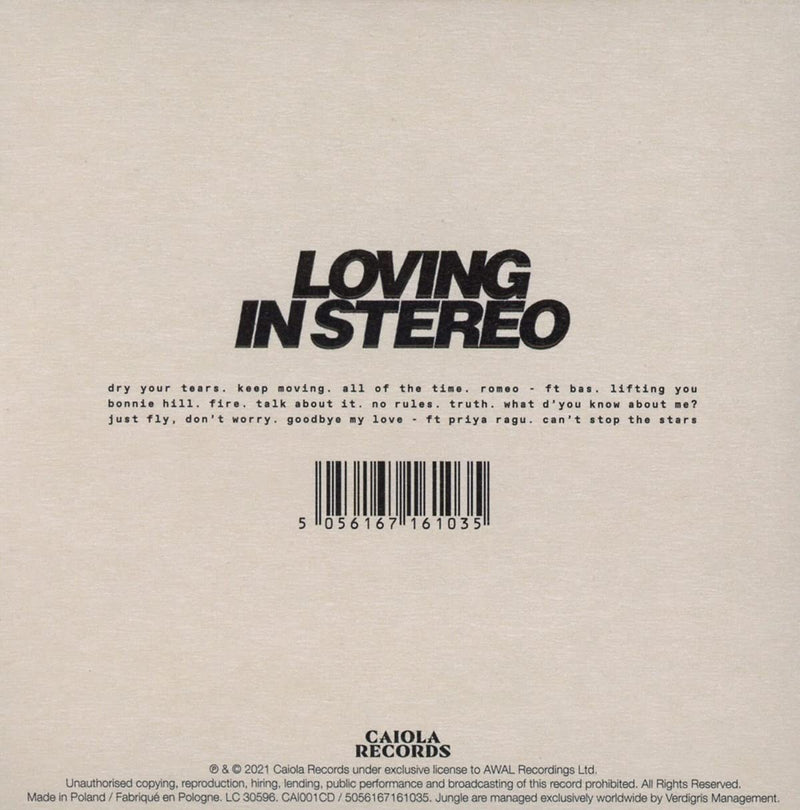 Jungle - Loving In Stereo Cd 5056167161035