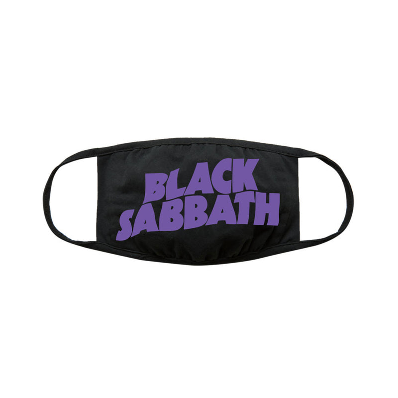 Black Sabbath - Mascherina Black Wavy Logo