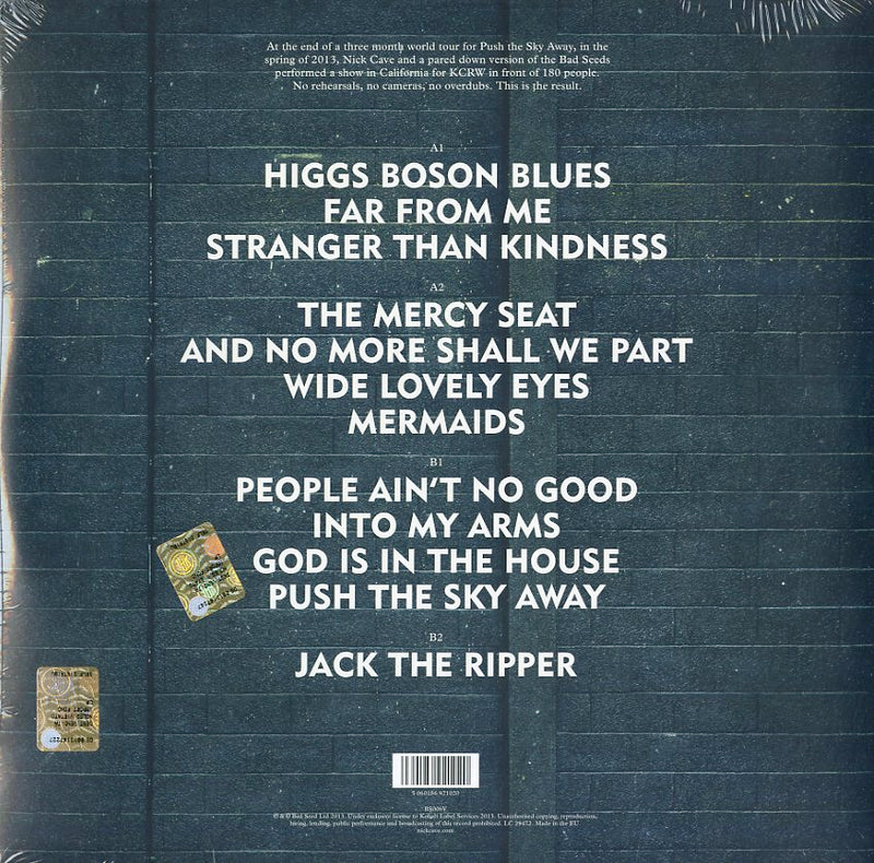 Cave Nick & The Bad Seeds - Live From Kcrw Lp 5060186921020