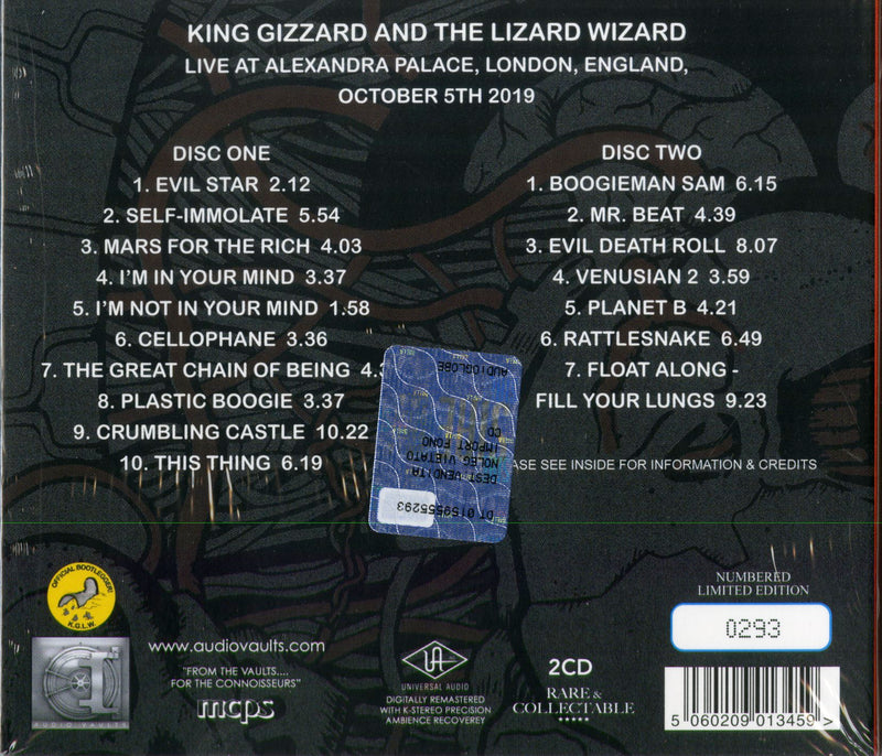 King Gizzard & The Lizard Wizard - Live In London 2019 Cd 5060209013459
