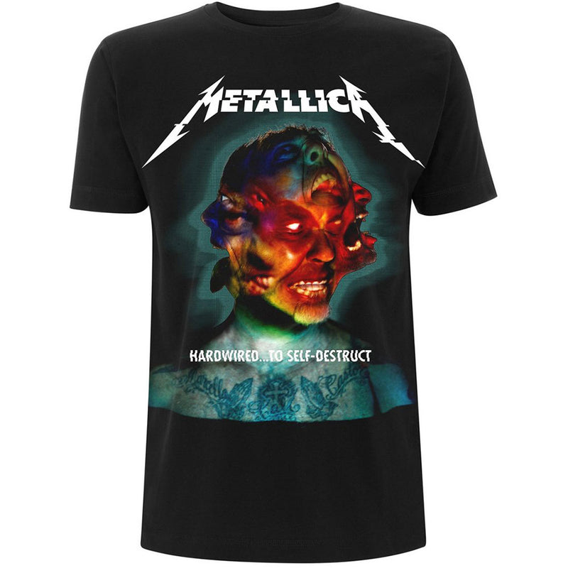 Metallica - T-Shirt # M Unisex Black # Hardwired Album Cover