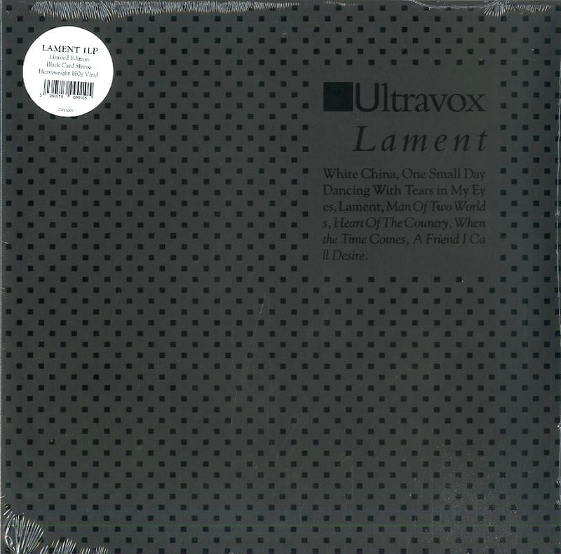 Ultravox - Lament Lp 5060516090105