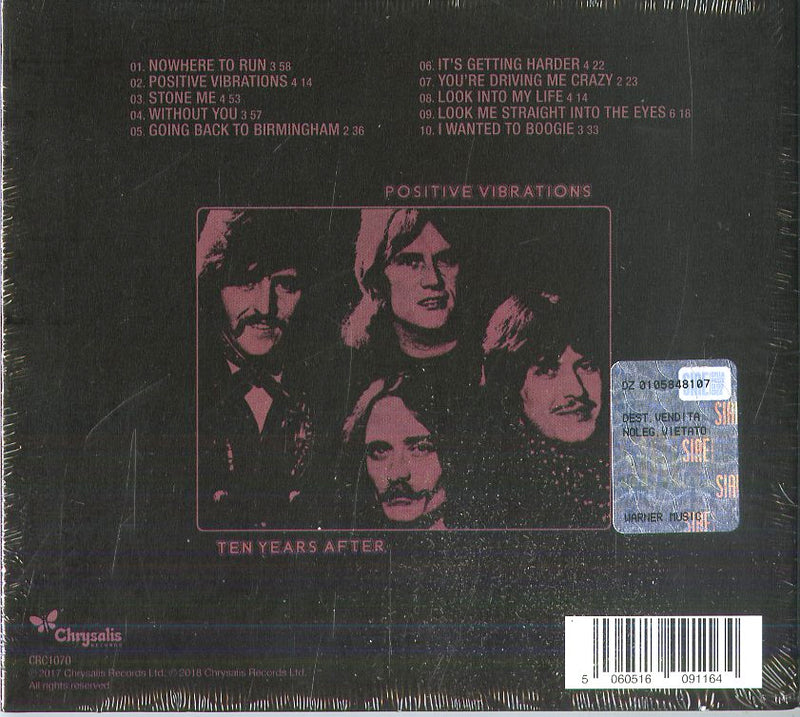 Ten Years After - Positive Vibrations (Remaster 2017) Cd 5060516091164