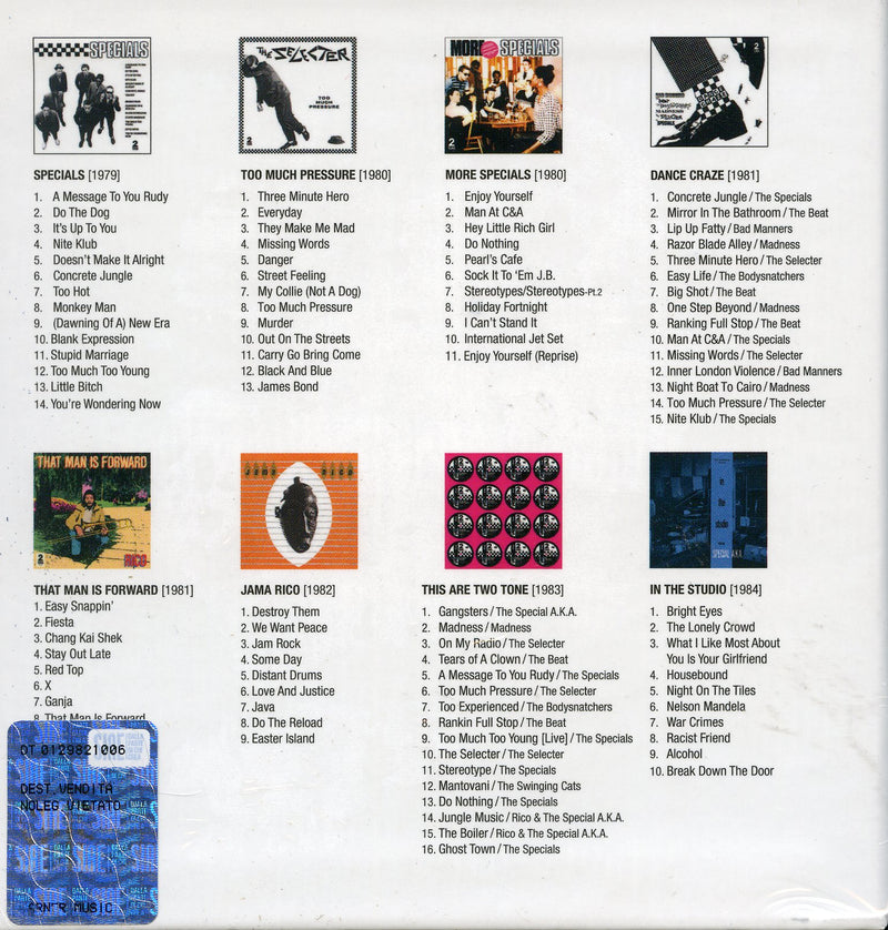 Compilation - Two Tone "The Albums" (Box 8 Cd) CD 5060516093687