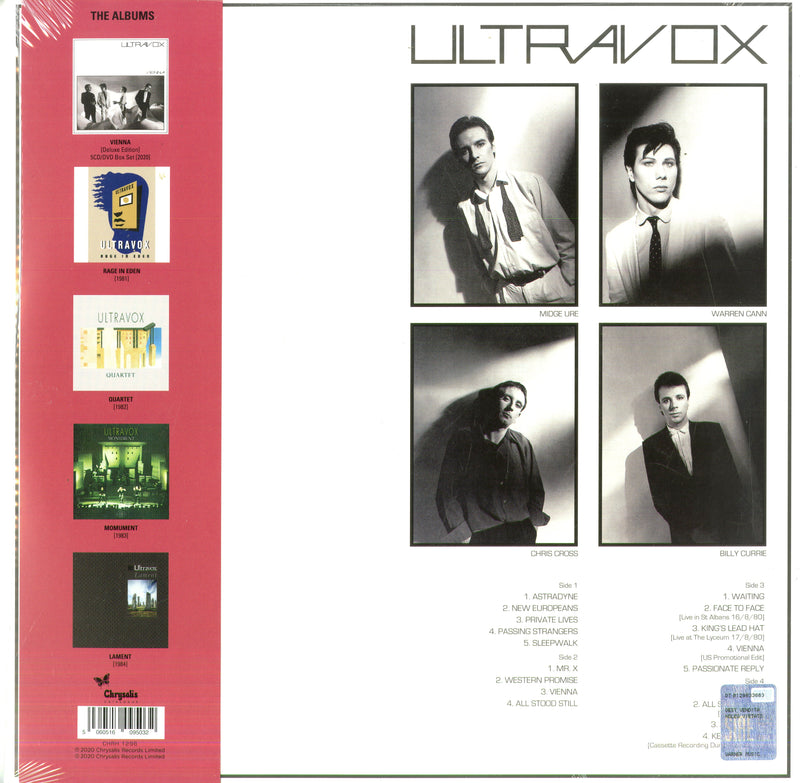 Ultravox - Vienna (Deluxe Edition: Half Speed Master Vinyl Edition) Lp 5060516095032