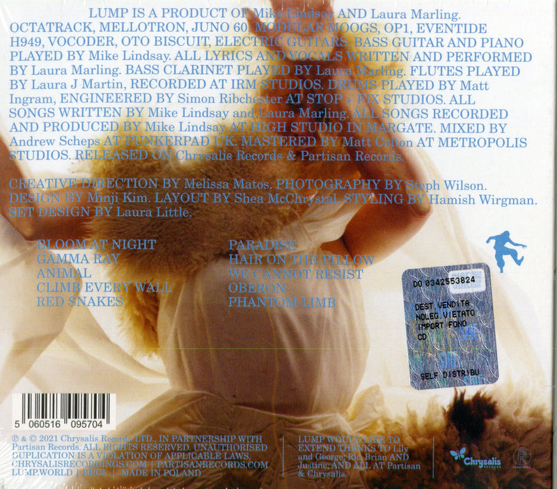 Lump( Feat. Marling Laura & Lindsay Mike) - Animal Cd 5060516095704