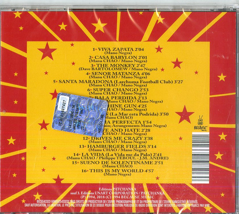 Mano Negra - Casa Babylon Cd 5060525433221