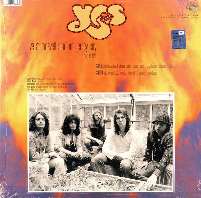 Yes - Live At Roosvelt Stadium Jersey City Lp 5060672886468