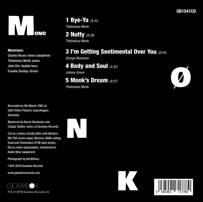 Monk Thelonious - Monk Cd 5065001717789