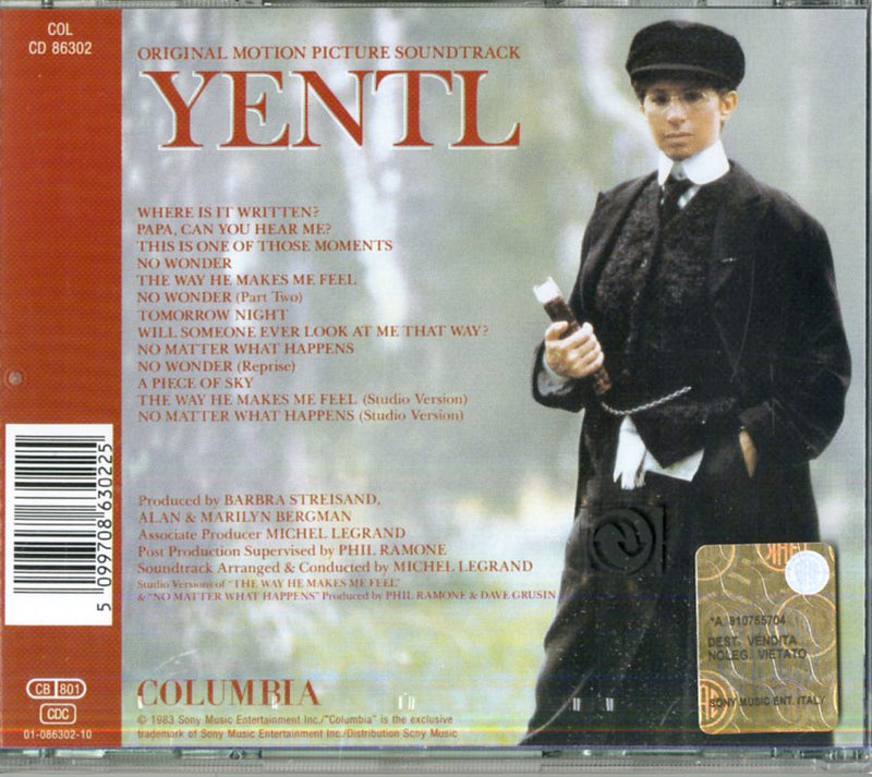 Streisand Barbra - Yentl Cd 5099708630225