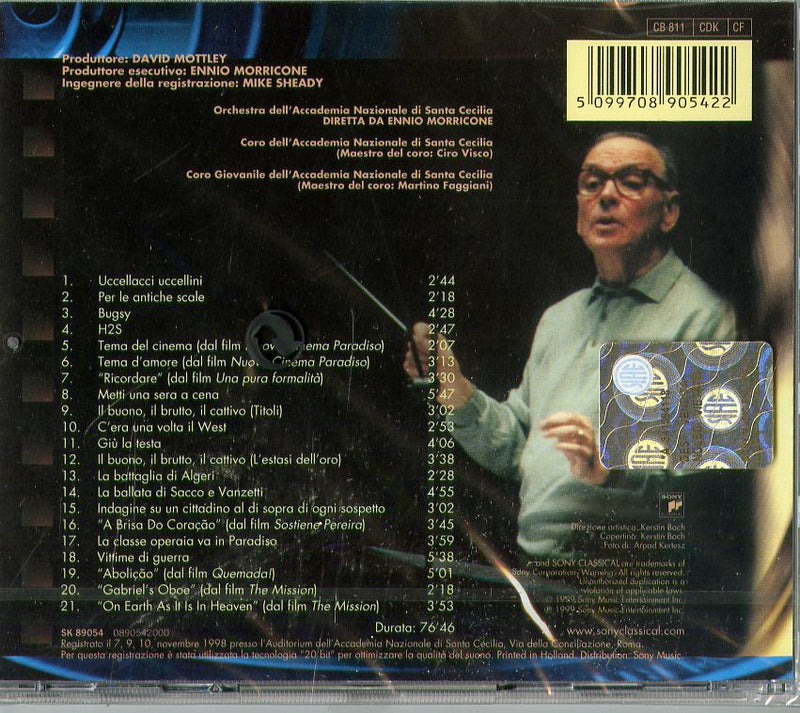 Morricone Ennio - Concerto Santa Cecilia Cd 5099708905422