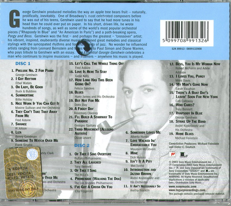 Gershwin - The Essential Gerhswin Cd 5099708991326
