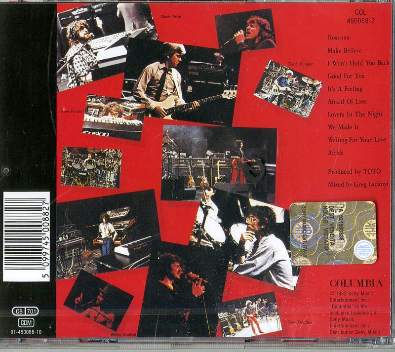 Toto - Toto Iv Cd 5099745008827