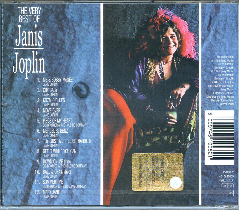 Joplin Janis - The Very Best Cd 5099745109821