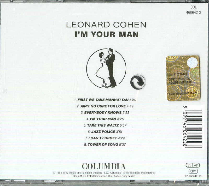 Cohen Leonard - I'M Your Man Cd 5099746064228