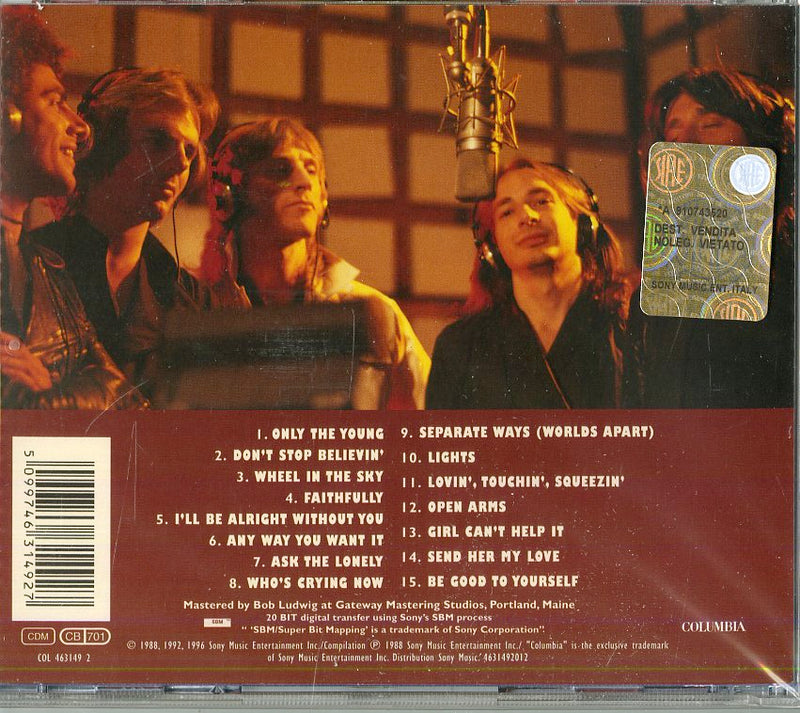 Journey - Greatest Hits Cd 5099746314927