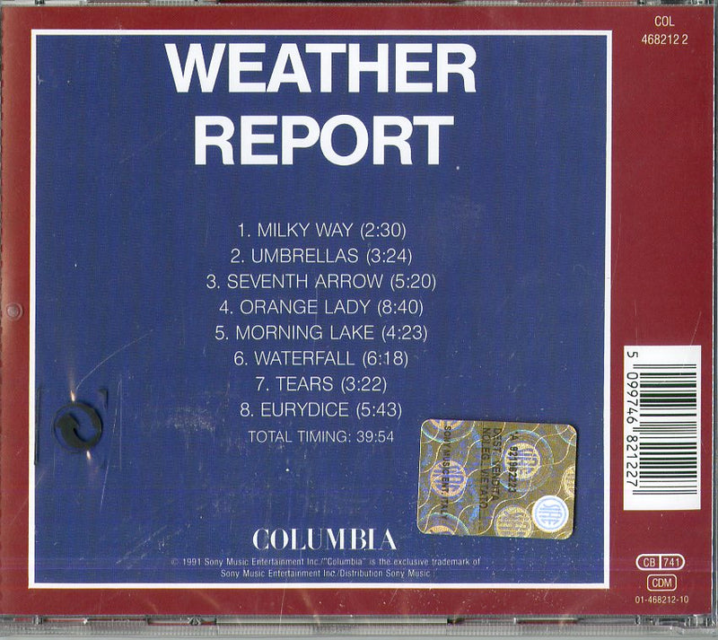 Weather Report - Weather Report Cd 5099746821227