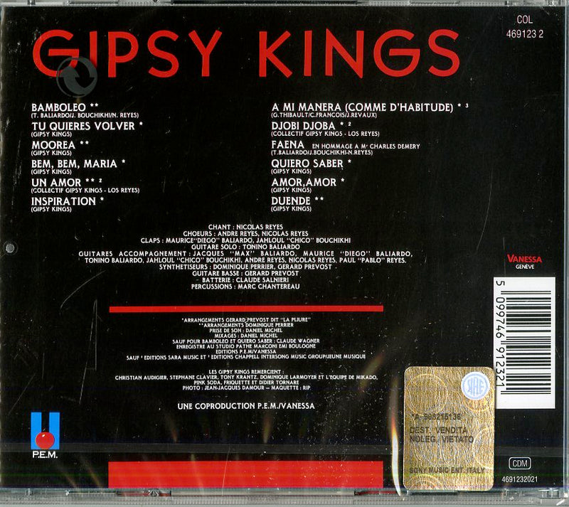 Gipsy Kings - Gipsy Kings Cd 5099746912321