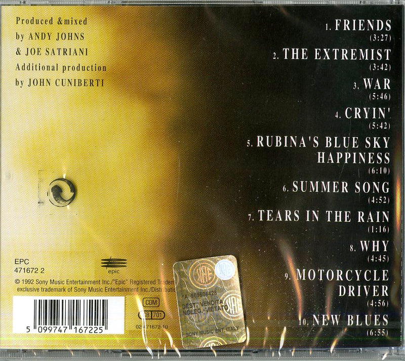Satriani Joe - The Extremist Cd 5099747167225