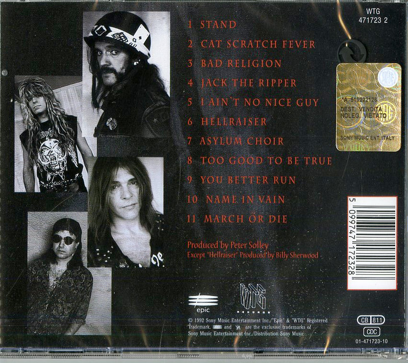 Motorhead - March Or Die CD 5099747172328