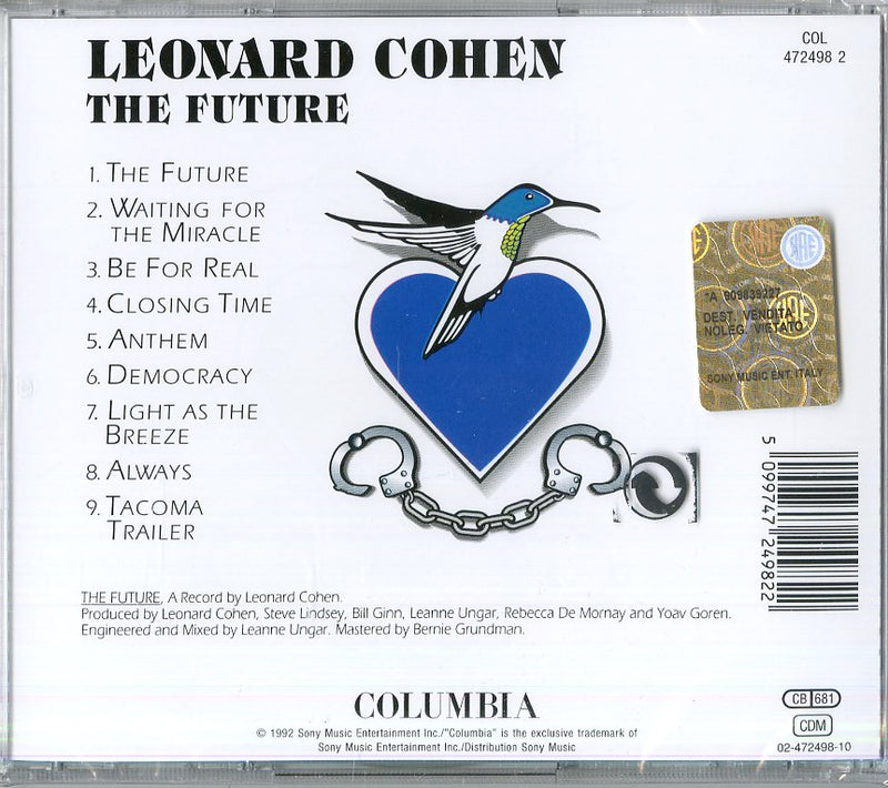 Cohen Leonard - The Future Cd 5099747249822