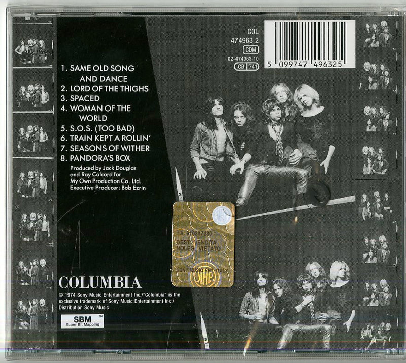 Aerosmith - Get Your Wings Cd 5099747496325