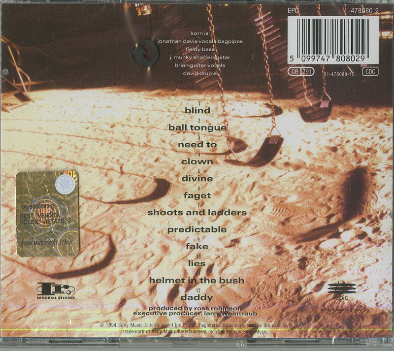 Korn - Korn Cd 5099747808029