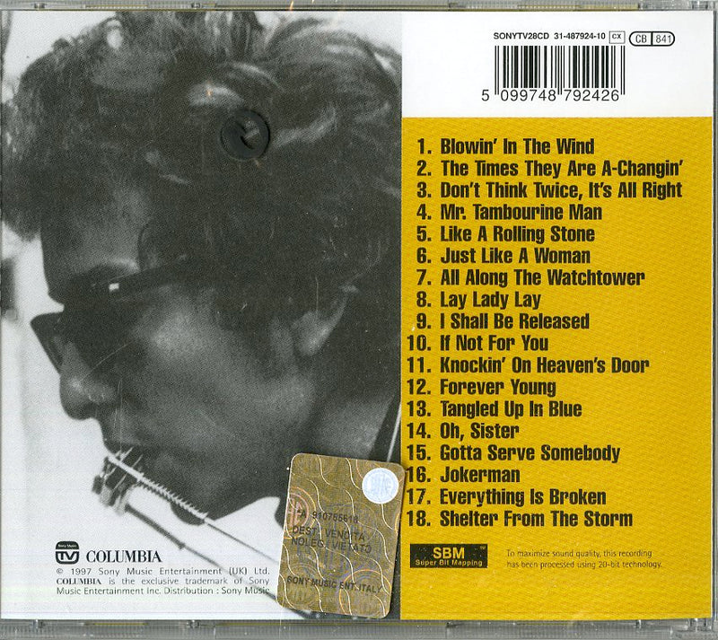 Dylan Bob - The Best Of Bob Dylan Cd 5099748792426