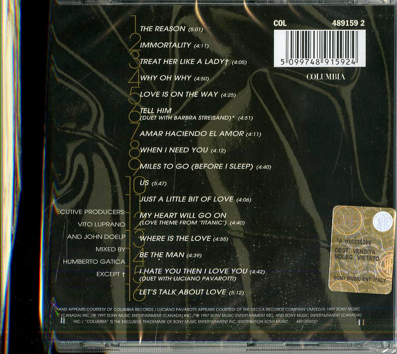 Dion Celine - Let'S Talk About Love Cd 5099748915924