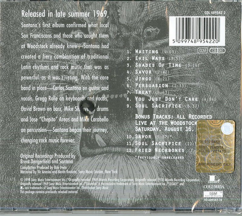 Santana - Santana Cd 5099748954220