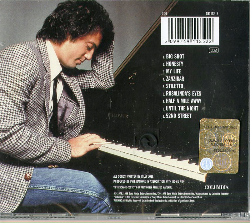 Joel Billy - 52Nd Street Cd 5099749118522