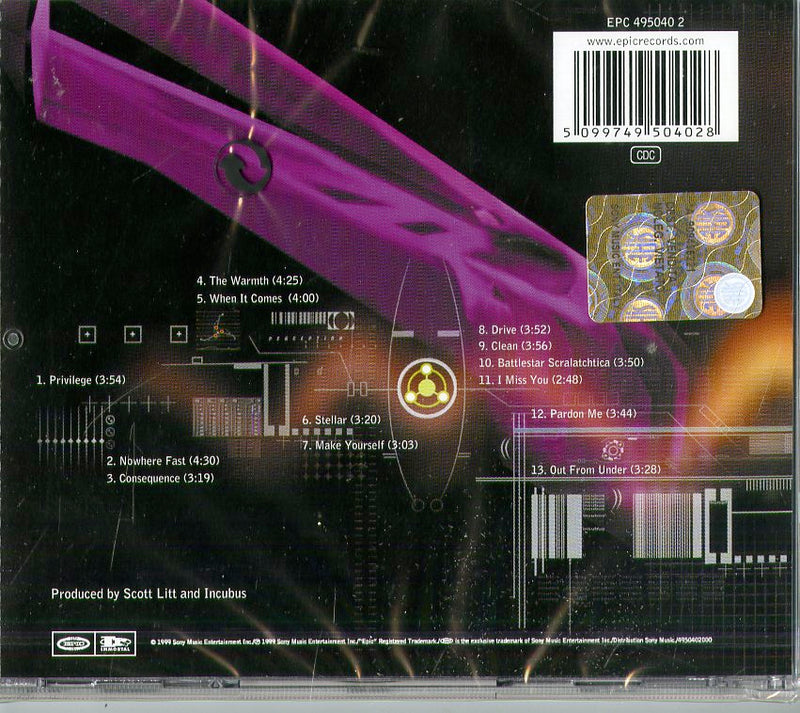 Incubus - Make Yourself Cd 5099749504028