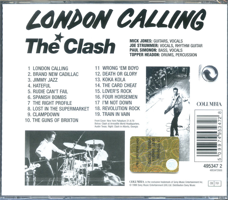 Clash The - London Calling Cd 5099749534728