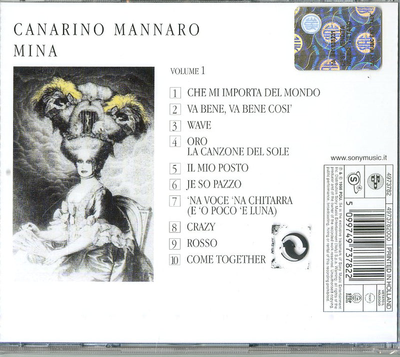 Mina - Canarino Mannaro Vol.1 CD 5099749737822