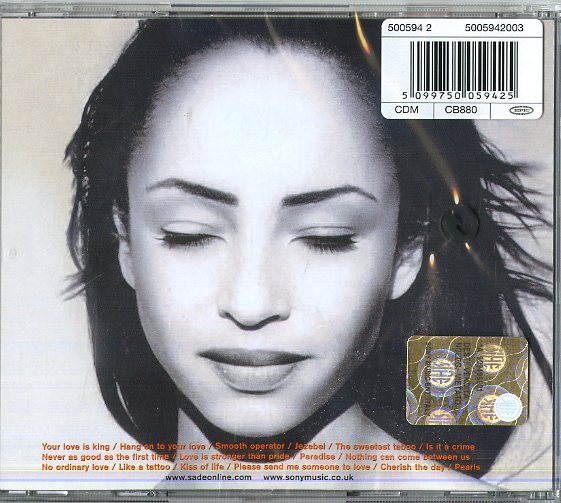 Sade - The Best Of Cd 5099750059425