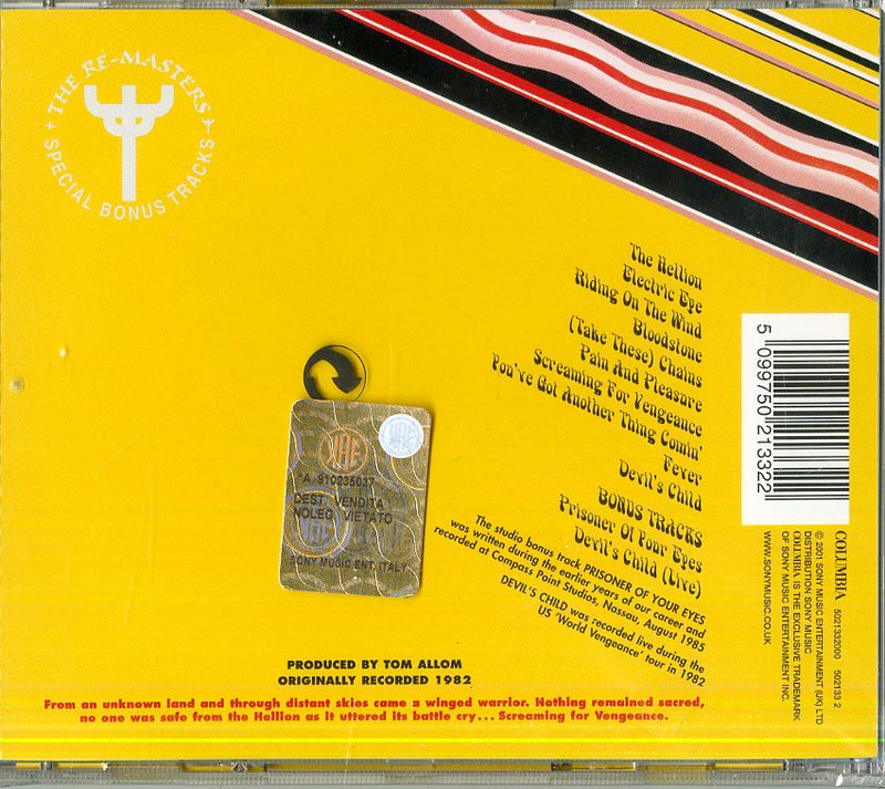 Judas Priest - Screaming For Vengeance Cd 5099750213322