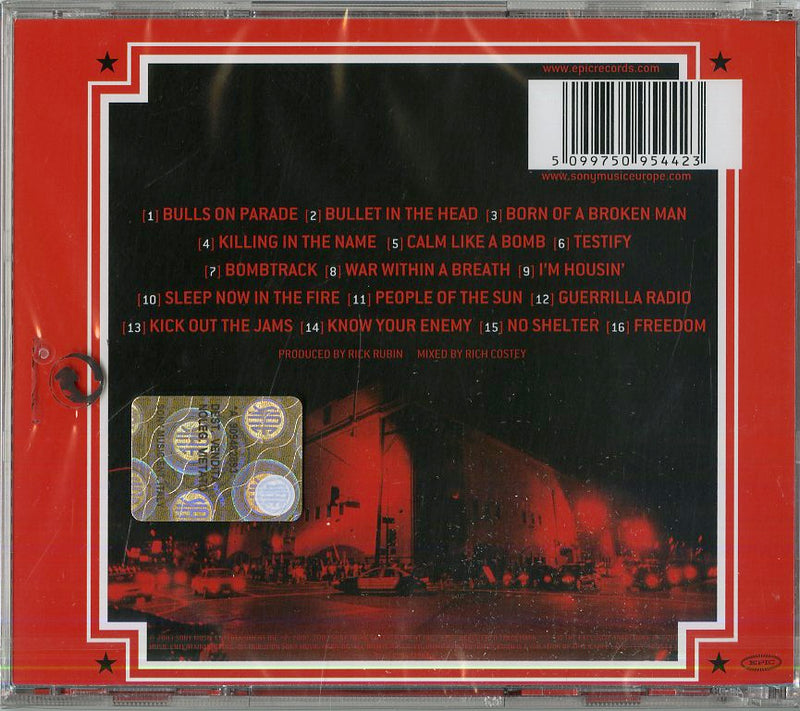 Rage Against The Machine - Live At The Grand Olympic Auditorium Cd 5099750954423