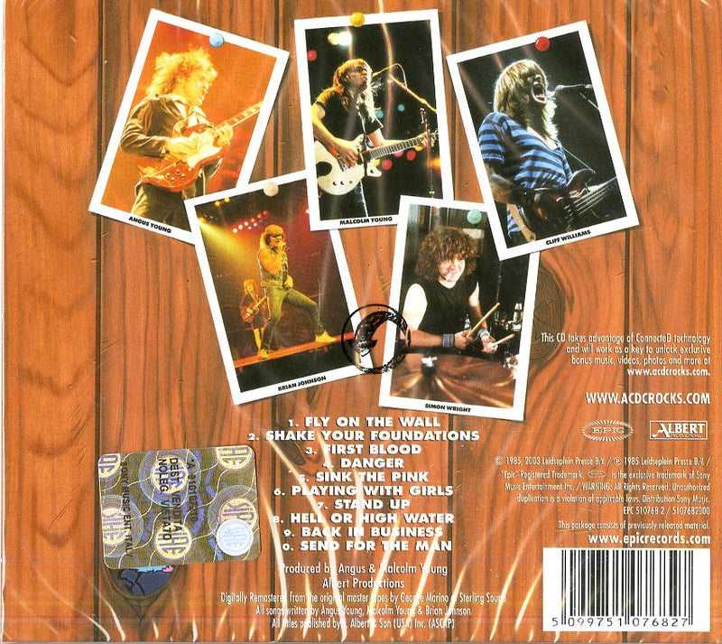 Ac/Dc - Fly On The Wall Cd 5099751076827